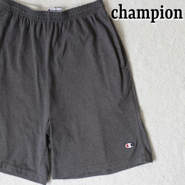 champion チャンピオン スウェット ハーフパンツ グレー コットン M