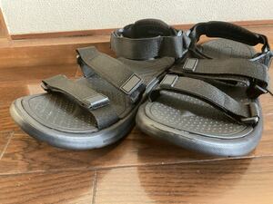  новый товар сандалии спорт сандалии L размер уличный ремешок чёрный Teva Chaco SHAKA