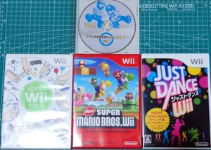 Wii ニュースーパーマリオブラザーズ マリオカート ジャストダンス はじめてのwii