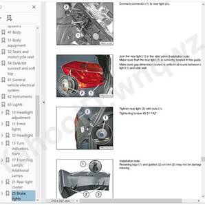 BMW 2 F45 218i アクティブツアラー ワークショップマニュアル 整備書 ( 配線図 は別途 ) 他 218d xDrive 225i 225xe グランツアラー F46の画像8