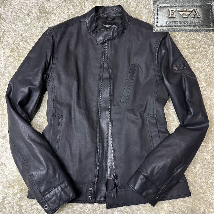 ヤフオク! -「(armani アルマーニ) レザージャケット」(Mサイズ