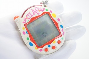 E465★たまごっちプラス TAMAGOTCHI CIAO ちゃお ホワイト バンダイ BANDAI 2004年 携帯ペット