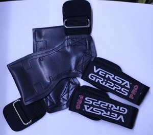 【長期保管品】Versa Gripps(バーサグリップ) / PRO BLACK Sサイズ (約15～17cm) パワーグリップ トレーニングアクセサリ