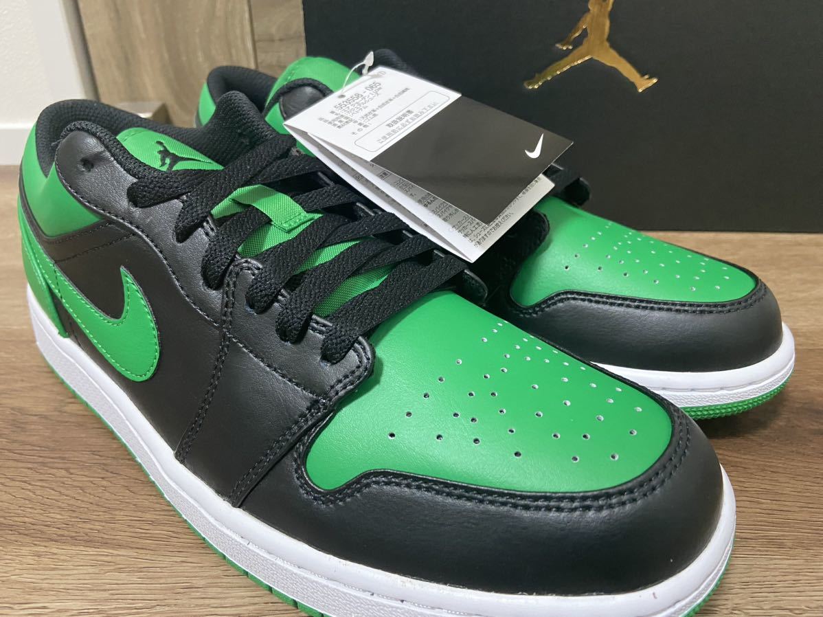 即決29cm NIKE AIR JORDAN1 Low Lucky Greenナイキ エアジョーダン1