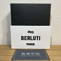 非売品 ベルルッティ 1895 BERLUTI PARIS ロゴ入り 木製ペーパーウェイト オブジェ 置物 インテリア 顧客限定品 ブラック 箱付き_画像7