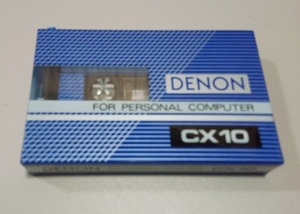 未使用 カセットテープ DENON CX 10 FOR PERSONAL COMPUTER TYPE1 NORMAL 10分　④