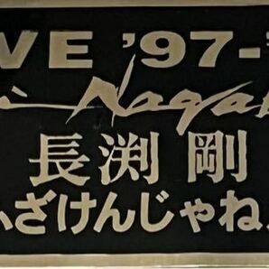 ★送料込★長渕剛★ふざけんじゃねぇゴールドステッカー★新品未使用★大きさ、約20㎝×7㎝★