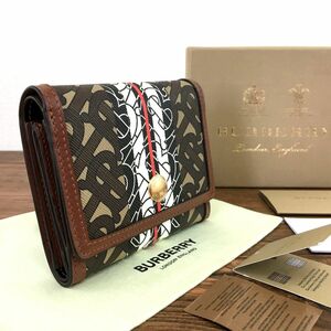 ☆送料無料☆ 未使用品 BURBERRY コンパクトウォレット TB 箱付き 329