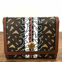 ☆送料無料☆ 未使用品 BURBERRY コンパクトウォレット TB 箱付き 329_画像2