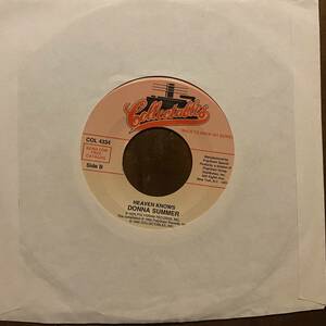 US盤EP Donna Summer Hot Stuff / Heaven Knows 7インチ　ドナ・サマー DISCO