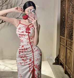  сорочка kyaba платье платье в китайском стиле sexy платье Night одежда костюмы L размер 