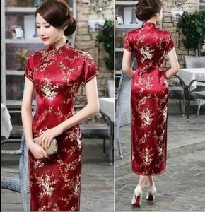  коричневый ina одежда платье в китайском стиле S размер сорочка sexy костюмированная игра 