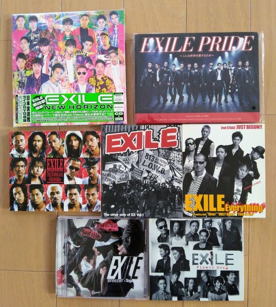 EXILE NEW HORIZON 初回限定盤 未使用CD+2DVD ライブ映像あり 他 PRIDE など7枚