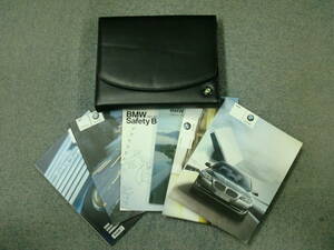 ☆YY14132 BMW 5シリーズ 528i 取扱説明書 取説 2010年 サービスブック クイックガイド レザーケース付き 全国一律送料520円