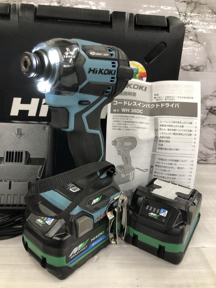 003☆おすすめ商品・極美品☆ HiKOKI ハイコーキ コードレスインパクト
