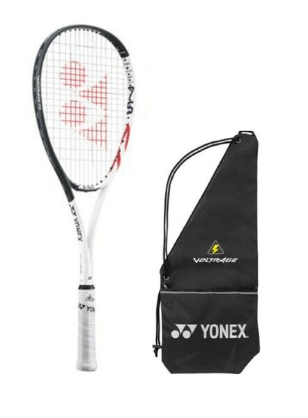 【YONEX　VR7S(103) UL0】 YONEX(ヨネックス)　ボルトレイジ７S ホワイト/グレー UL0 ソフトテニスラケット 新品未使用 ケース付 