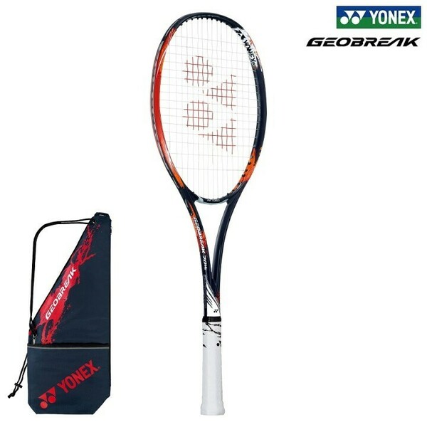 【YONEX　GEO70VS UXL0】 YONEX(ヨネックス) ジオブレイク70バーサス　クラッシュレッド UXL0 ソフトテニスラケット 新品未使用 ケース付 
