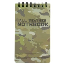 防水メモ帳 ALL WETHER NOTE BOOK サイズ約130×75mm 耐水ペーパー [ 迷彩柄 / 無地 ] ノート_画像1