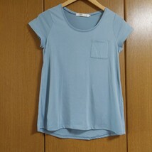 AZUL　ブルー　半袖　Tシャツ　カットソー_画像1