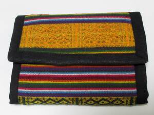 jdp# ethnic pattern. three folding purse 1