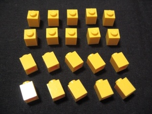 凸レゴ凸　%3005　1x1ブロック（黄）　20個
