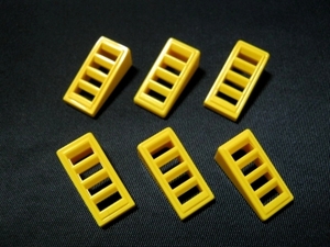 凸レゴ凸　%61409　2x1x2/3グリルスロープ18度（黄）　6個