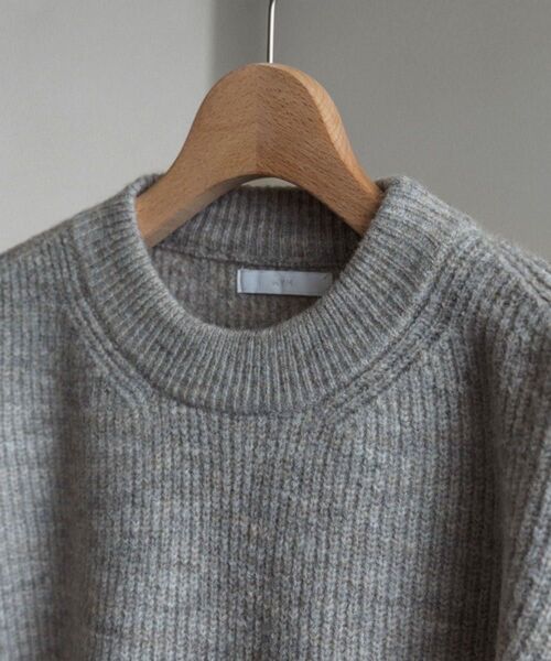 【価格の相談歓迎】WYM LIDNM MELANGE AZE LOOSE KNIT