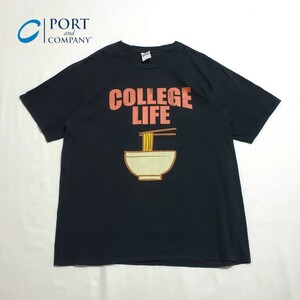 PORT&COMPANY ポートアンドカンパニー カレッジプリントTシャツ