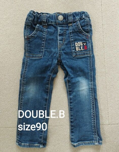 ダブルビー　 DOUBLE.B　デニム　size90