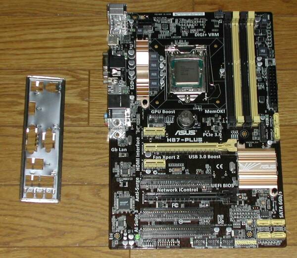 ASUS　H87-PLUS LGA1150　i3 4130付き