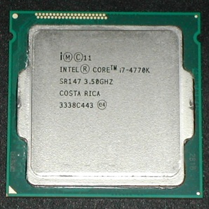 4コア8スレッド Core i7 4770K LGA1150
