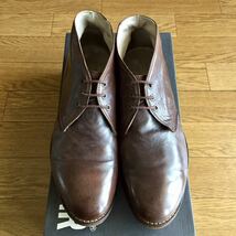 NANO-UNIVERSE CODE NOIR Leather Chukka boots ナノユニバース コードノアール レザーチャッカブーツ 26cm ポルトガル製 MADE IN PORTUGAL_画像2