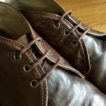 NANO-UNIVERSE CODE NOIR Leather Chukka boots ナノユニバース コードノアール レザーチャッカブーツ 26cm ポルトガル製 MADE IN PORTUGAL_画像7