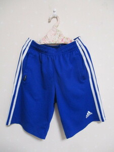 ё Adidas ё jersey short pants #140.# blue 30517