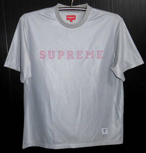 ☆極美品◇ SUPREME シュプリーム 20SS DAZZLE MESH S/S TOP ダズルメッシュショートスリーブトップ Tシャツ M グレー