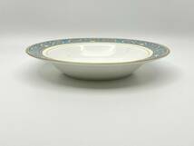 ＊レア＊　WEDGWOOD ウェッジウッド RARE RUNNYMEDE TURQUOISE 20cm Dish W3808 ラニーミード ターコイズ 20cm 皿 *T54_画像9