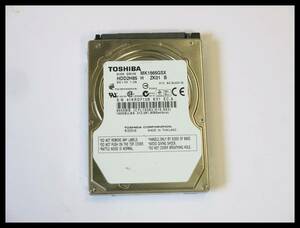 ◇送料185円 東芝 MK1665GSX 160GB 2.5インチHDD SATA 使用小◇1664