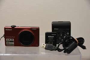コンパクトデジタルカメラ Nikon ニコン COOIPIX S6000 X8