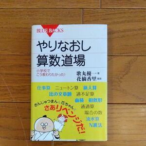 やりなおし算数道場　小学校でこう教わりたかった！ （ブルーバックス　Ｂ－１６２５） 歌丸優一／著　花摘香里／漫画