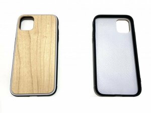 iPhone11 スマホケース 木製　電話ケース 6.1インチ シンプル 天然 携帯ケース