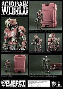 レア 新品 オリトイ アシッドレイン AR-019 Oritoy Acid Rain World PUPPET CONTAINER GUARD (HONG KONG EXCLUSIVE) Military フィギュア