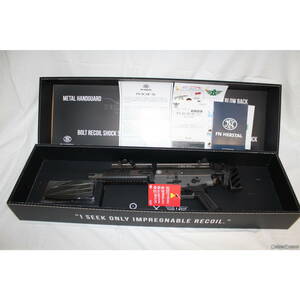 【新品】[MIL]BOLT AIRSOFT(ボルトエアソフト) 電動アサルトライフル リコイルショック電動ガン FN SCAR SC B.R.S.S.GREY(グレー)(BR-43-GR