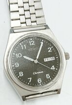 ●不動!!要修理品!!!部品取りに!!!2本セット● SEIKO/セイコー Chronos クォーツ 腕時計 ウォッチ 社外品バンド含む 5H23-6B70/5H23-7060●_画像7