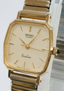  работа товар!! SEIKO/ Seiko Exceline/ Exceline 1221-5010 кварц формальный неоригинальный товар частота женский для женщин USED товар *