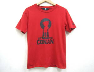 DETECTIVE CONAN■名探偵コナン コットン100％ 半袖 Tシャツ メンズ サイズS