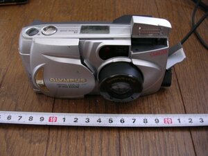 #D-400 zoom Olympus цифровая камера фотосъемка / стробоскоп люминесценция подтверждение рабочего состояния товар JUNK обращение 