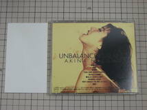 B【CD|セル盤｜帯付き】中森明菜 UNBALANCE + BALANCE　アンバランス+バランス_画像3