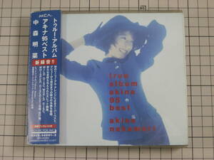 B【CD|セル盤｜盤面良好｜帯付き】true album akina 95 best　中森明菜