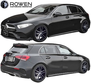 [M's]W177 Benz A Class AMG-LINE ( 2018.10- ) ROWEN aero 3 point set || FRP Roen low .n full aero aero kit set 