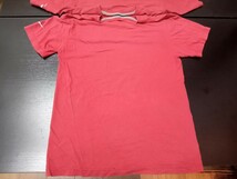 ★E007 NIKE ナイキ 半袖Tシャツ スポーツ ブランド サイズS 赤系 _画像8
